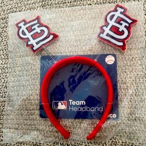 St. Louis cardinals springy ear headband